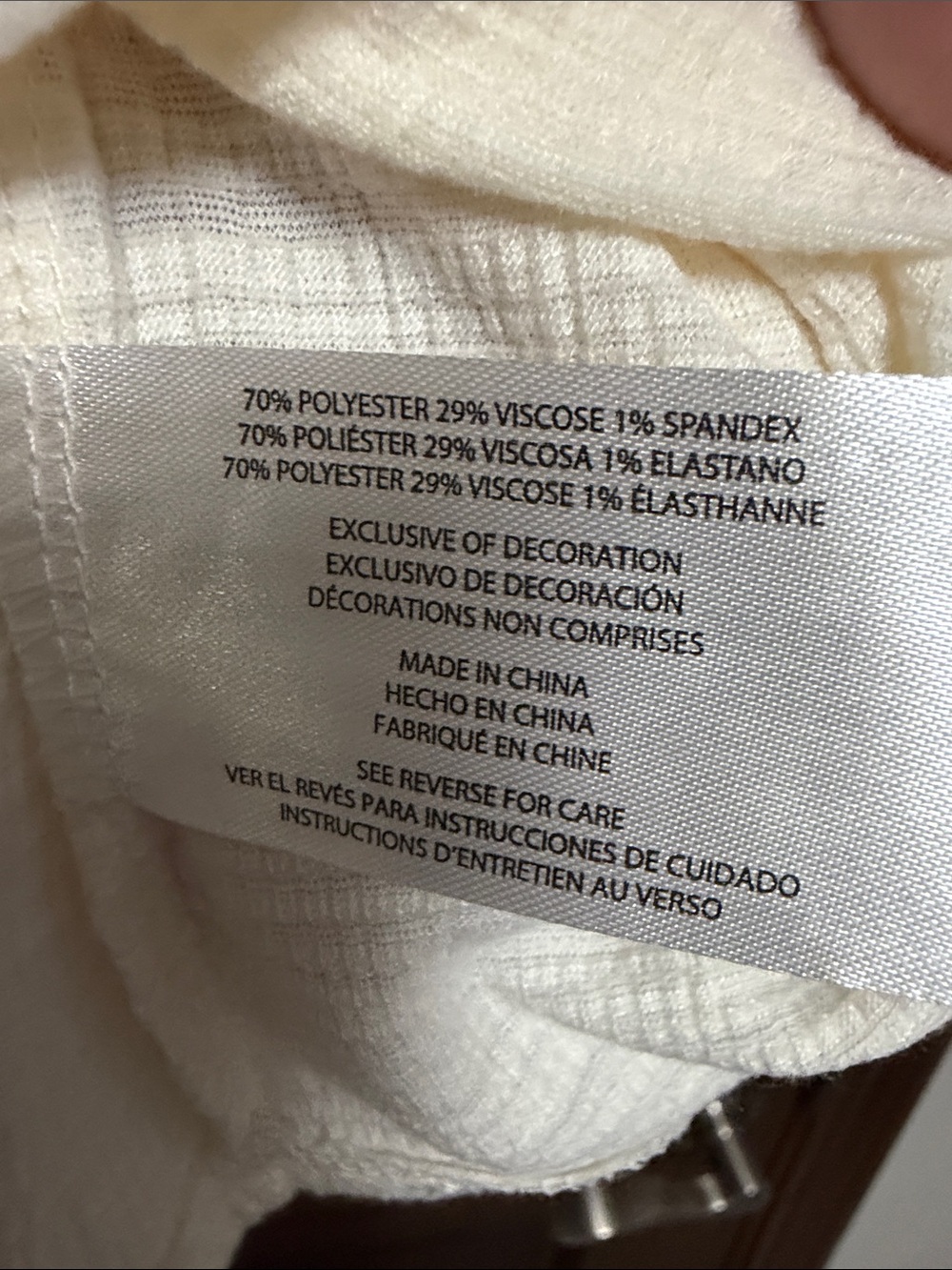 Orvis Cream Split-Neck Embroidered Short-Sleeve Top - Picture 5 of 7